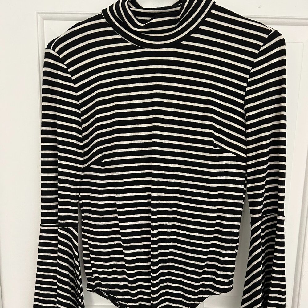 Callie Mac Striped Bodysuit